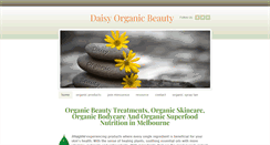 Desktop Screenshot of daisyorganicbeauty.com.au