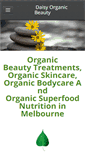 Mobile Screenshot of daisyorganicbeauty.com.au